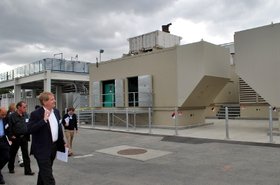 Backup generators at FortuneÔÇÖs San Jose, California, data center.