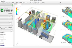 Screenshot of Future Facilities' 6SigmaDC modeling software