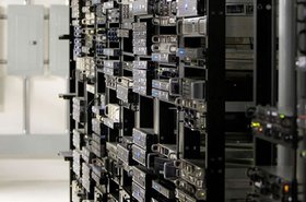 Dell PowerEdge servers in GalaxyVsion's Brooklyn data center. Image courtesy of GalaxyVision.