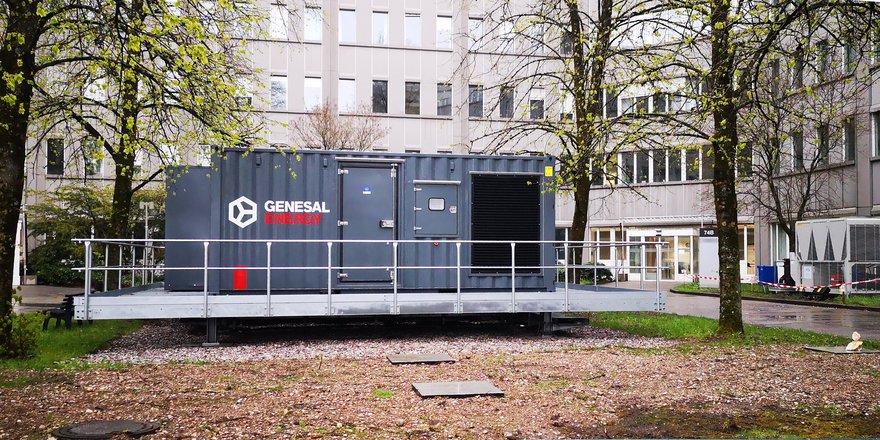 Genesal Energy generator set installed in Germany