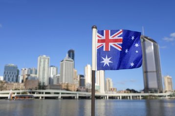 Brisbane, Australia Flag