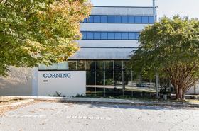 Entrance to Corning's office in Hickory, NC