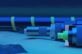Render of a generic submarine cable