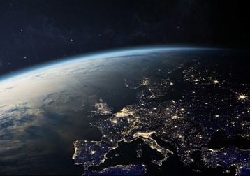 Space above Europe