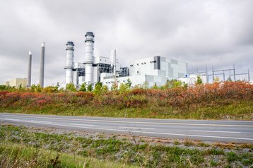 Natural gas power plant