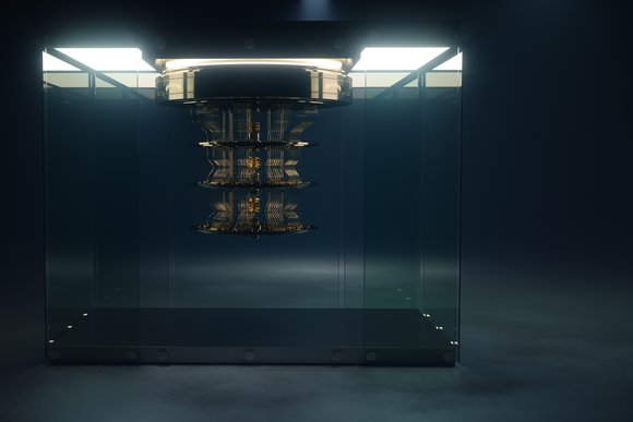 Quantum computer in housing