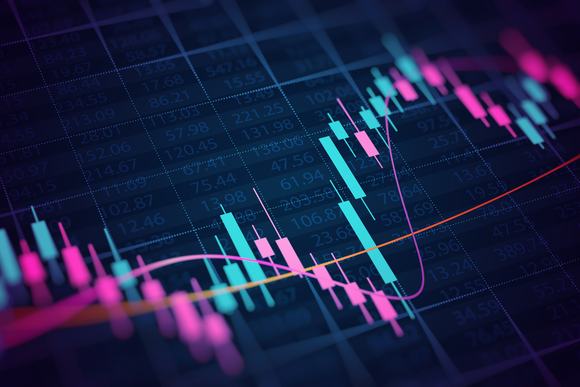 Abstract financial graph