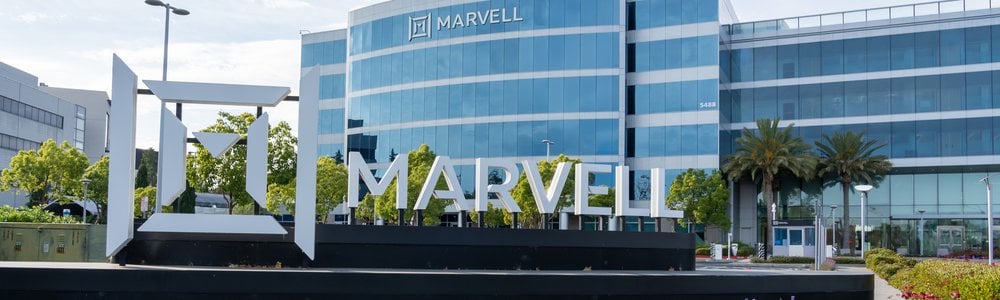 Marvell Technology office building in Santa Clara, California