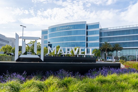 Marvell Technology office building in Santa Clara, California