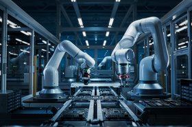 Advanced High Precision Robot Arms on Fully Automated PCB Assembly Line