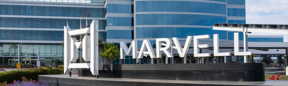 Marvell Technology's office building in Santa Clara, California