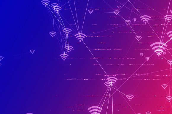 abstract wifi connectivity concept