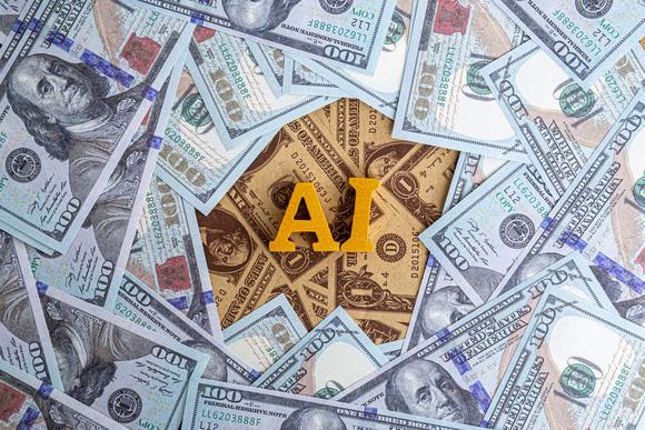 AI and finance concept