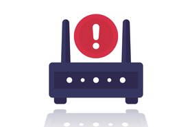 Router, modem error icon