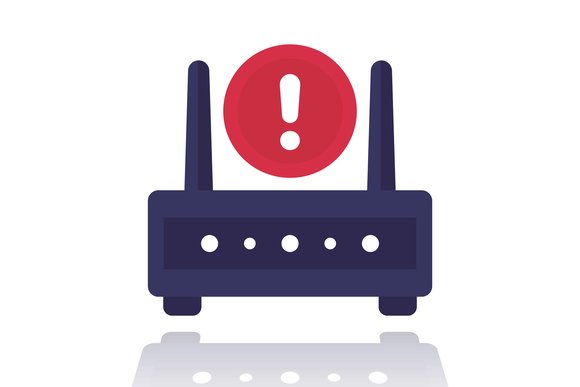 Router, modem error icon