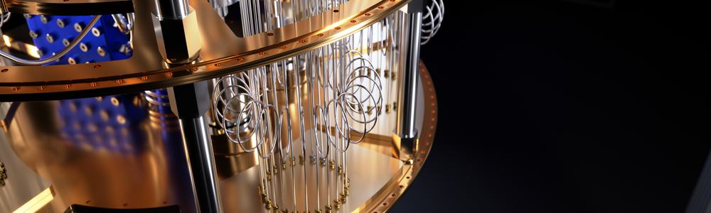 3D render of a quantum computer