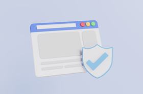 Web browser with guard shield