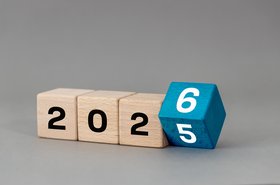 Wooden blocks with a changing date