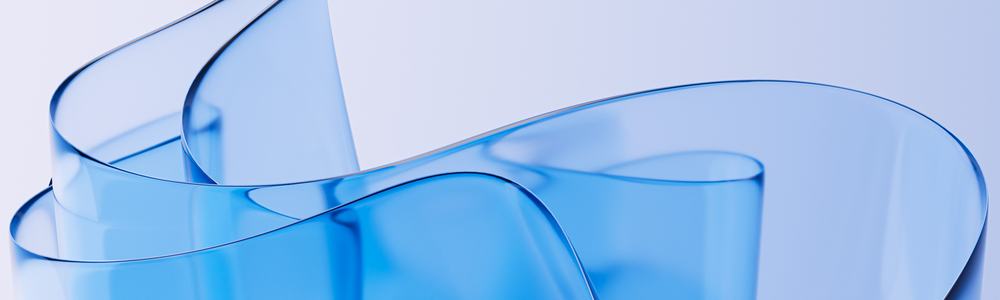 Curved plastic sheets