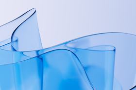 Curved plastic sheets