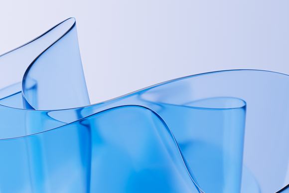 Curved plastic sheets