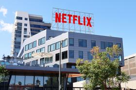 Netflix corporate building in LA