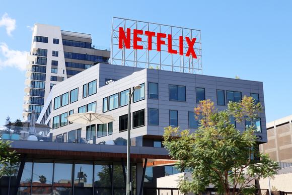 Netflix corporate building in LA