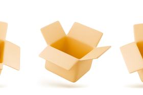 Some empty boxes