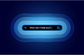 Generic AI chatbot, search function
