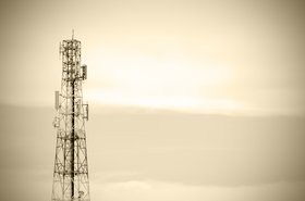 Torre de telecomunicaciones, Telecommunication tower for background