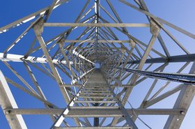 Telecom tower ladder