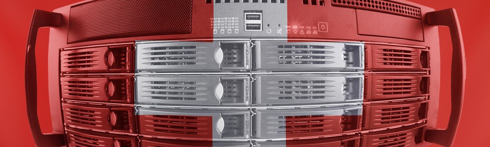 Server with the Flag of Switzerland