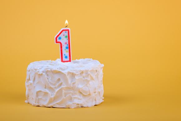 First anniversary cake