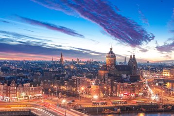 Amsterdam at night