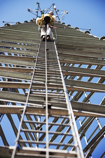 Cell tower climber