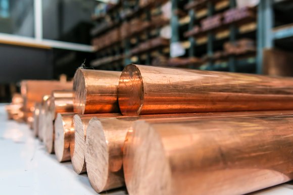 Raw copper