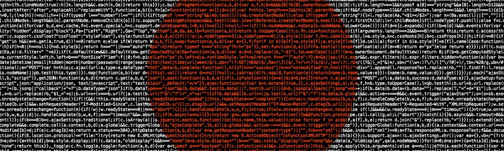 Japanese flag comprised of code