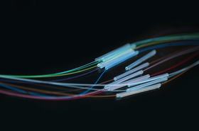 Glass fiber cable junction -