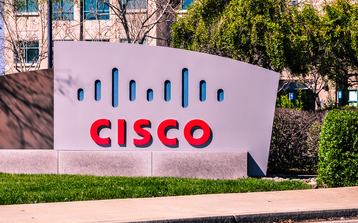 Cisco Systems sign outside its hadquarters in San Jose, CA