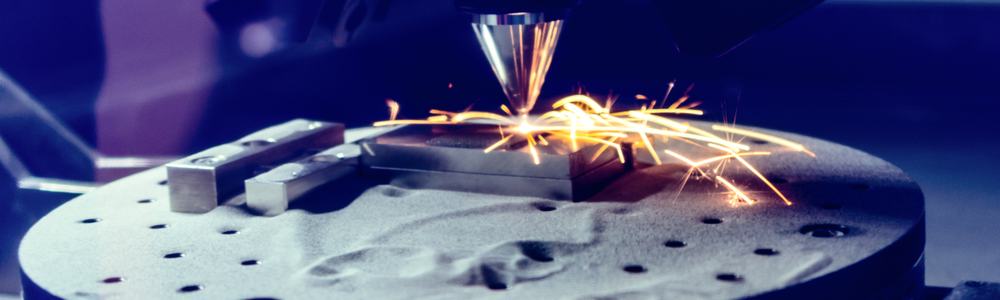 3D metal printer produces a steel part