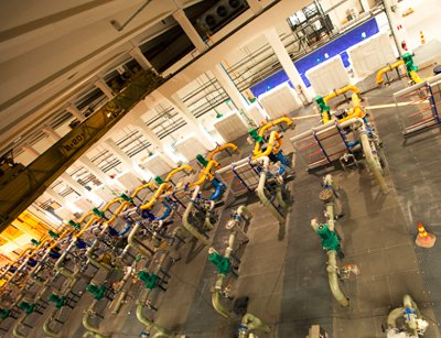 Cooling plant at Google's data center in Hamina, Finland. Courtesy of Google.