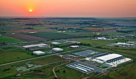 Google's data center campus near Pryor, Oklahoma