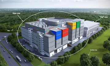 Artist's impression of Google's data centre