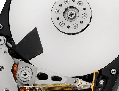 A regular (non-helium-filled) HGST hard drive