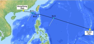 The HK-G route map with possible extensions in white