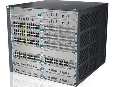 HP's OpenFlow-enabled 8200 zl switch. Image courtesy of HP.