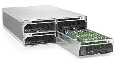 HP's Redstone, a server development platform built on Calxeda's EnergyCore ARM Cortex processors