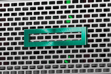 HPE logo on a ProLiant server