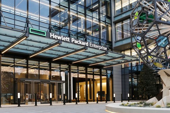 HPE Houston campus front entry