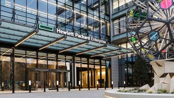 HPE Houston campus front entry